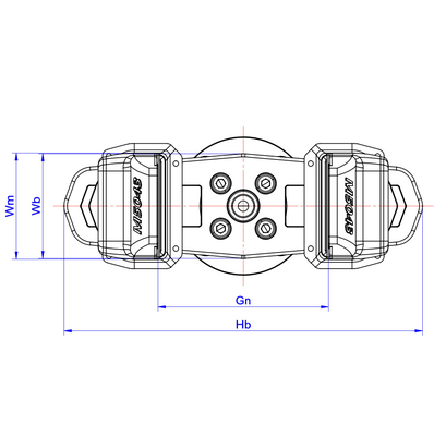 Mão macia pneumática da robótica da indústria de automóvel 1500g
